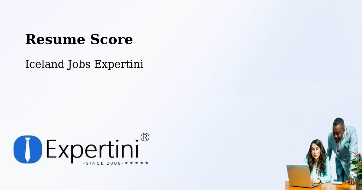 Resume Score & Job Description Match Tool – Vogar - Iceland Jobs Expertini